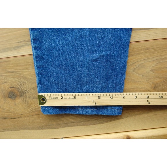 French Dressing Jeans Womens 12 Blue Denim Contour Easy Fit High Rise Tapered - Picture 10 of 13